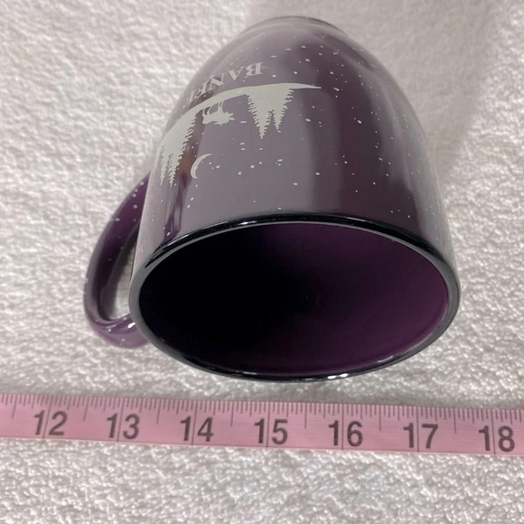 Purple Ceramic Banff Forest Moose Souvenir Mug - Picture 12 of 13